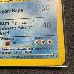 Pokemon Gyarados 006/102 Base Set Unlimited Holo Rare 100 HP English 1999 WOTC - Image 4
