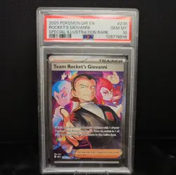 Pokemon Team Rocket's Giovanni 238/182 Destined Rivals PSA 10 Holo 2025 - Image 1