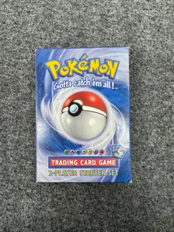 1999 WOTC Pokemon 2- Player Starter Set Theme Deck BOX and Manuals ONLY - Image 1