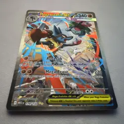 Mega Lucario ex 179/132 Special Illustration Rare Mega Evolution Pokemon Holo NM - Image 2
