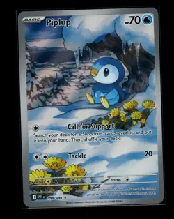Pokemon TCG Piplup Illustration Rare 098/094 Near Mint Phantasmal Flames NM - Image 1