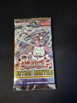 Yu-Gi-Oh TCG Justice Hunters 1st Edition Booster Packs Sealed, English - Image 1