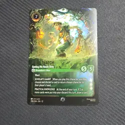Disney Lorcana TCG Milo Thatch Getting His Hands Dirty 230/204 Enchanted - Image 1
