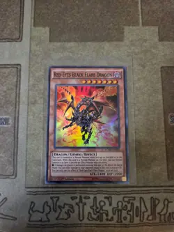 YUGIOH RED-EYES BLACK FLARE DRAGON CORE-EN020 SUPER 1ST ED NM - Image 1