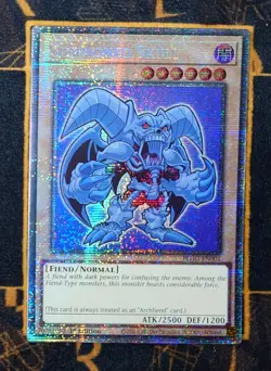 YUGIOH Summoned Skull (BLGG-EN001) Starlight Rare 1st Edition Chibi Artwork NM - Image 1