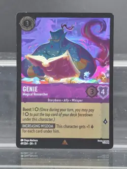 Disney Lorcana Genie - Magical Researcher 49/204 Winterspell Rare Foil - Image 1