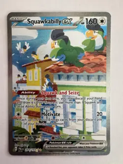 Squawkabilly ex 264/193 Special Illustration Rare Paldea Evolved Pokemon NM - Image 1