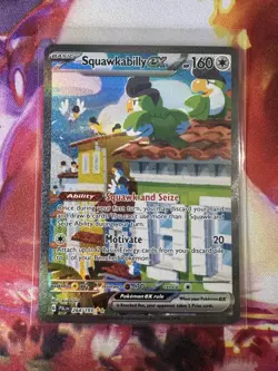 Squawkabilly ex 264/193 Special Illustration Rare Paldea Evolved Pokemon NM - Image 1