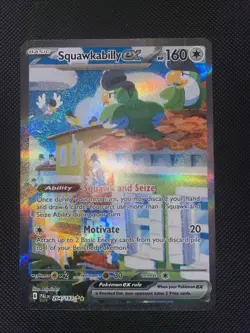 Pokemon TCG Squawkabilly Ex-Paldea Evolved 264/193 Special Illustration Rare NM - Image 1