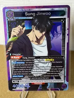 Union Arena Sung Jinwoo (021) SR Solo Leveling UE17BT - Image 1