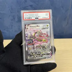 Pokemon PSA 9 Rayquaza VMAX 218/203 Evolving Skies Alt Art Secret Rare SWSH MINT - Image 2