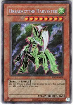 Dreadscythe Harvester RP02-EN100Yugioh TCG Secret Rare MP - Image 1