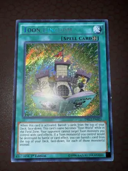 Yu-Gi-Oh! Toon Kingdom -DRL2-EN023- Secret Rare- 1st Edition MP! - Image 1