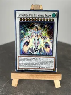 Yu-Gi-Oh! Crystal Clear Wing Over Synchro Dragon SUDA-EN039 Ultra Rare - Image 1