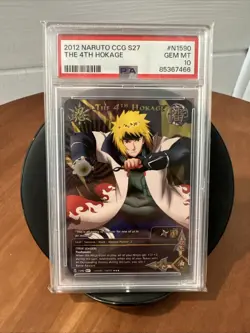 2012 Naruto CCG S27 The 4th Hokage PSA Grade 10 GEM MINT - Image 1