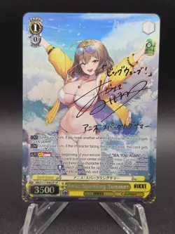Weiss Schwarz NIKKE NIK/S117-002SP SP Anis: Sparkling Summer Signature English - Image 1