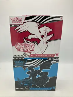 Pokemon TCG Scarlet & Violet WHITE FLARE BLACK BOLT Elite Trainer Boxes - Image 1