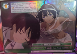 WellU Are You ScaredU MKI/W126-E050R RRR Weiss Schwarz TCG - Image 1