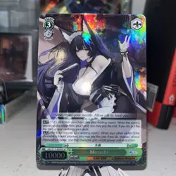 Weiss Schwarz Azur Lane Musashi AZL/S119-E045S SR Holo 10000 Power Cost 3 - Image 1