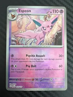 Pokemon TCG Espeon (Poke Ball Pattern) 033/131 SV: Prismatic Evolutions VLP - Image 1