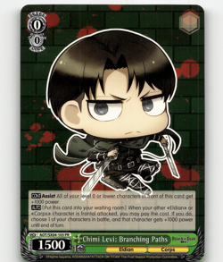 Weiss Schwarz - Chimi Levi: Branching Paths - Attack On Titan: Final Season - Image 1