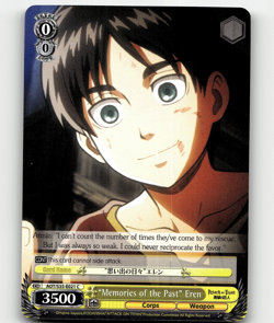 Weiss Schwarz - "Memories of the Past" Eren - Attack on Titan - Image 1