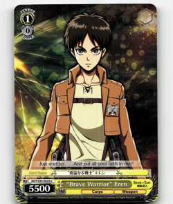 Weiss Schwarz - "Brave Warrior" Eren - Attack on Titan - Image 1