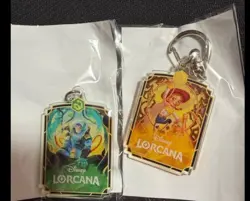 Lorcana Buzz Jessie Acrylic Keychain 2 Piece Set Disney Pixar Toy Story - Image 1