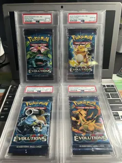 PSA 10 POKEMON XY EVOLUTIONS BOOSTER COMPLETE ART SET SEQUENTIAL!! - Image 1