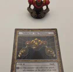 Yu-Gi-Oh! Sanga of the Thunder Mini Figure & Card Dungeon Dice Monsters B4-03 - Image 1