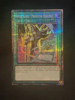 Spell Card “Monster Reborn” Starlight Rare MP25-EN006 2025 Mega-Pack Tin Yugioh! - Image 1