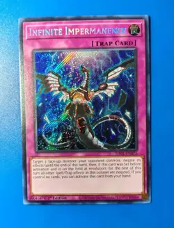 Near Mint Yugioh Infinite Impermanence RA01-EN075 Secret Rare - Image 1