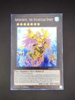 Yugioh! Abysstrite, the Atlantean Spirit - SUDA-EN046 - Super Rare - 1st Edition - Image 2