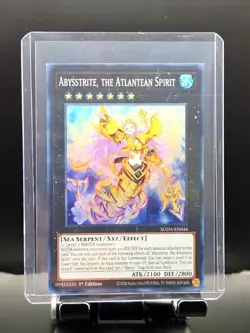 Yugioh! Abysstrite, the Atlantean Spirit - SUDA-EN046 - Super Rare - 1st Edition - Image 3