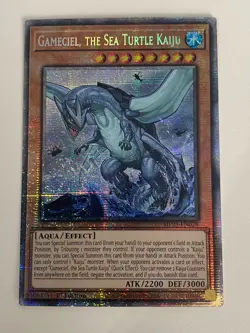 Yugioh Gameciel the Sea Turtle Kaiju - 1st Edition Starlight Rare NM - Free Holo - Image 1