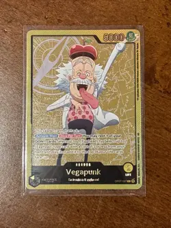 Vegapunk OP07-097 Alternative Art Leader One Piece Card Game English - Image 1