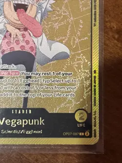 Vegapunk OP07-097 Alternative Art Leader One Piece Card Game English - Image 4