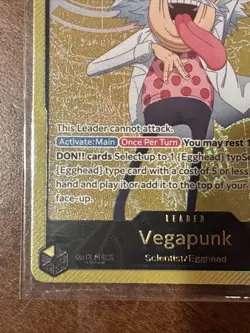 Vegapunk OP07-097 Alternative Art Leader One Piece Card Game English - Image 5