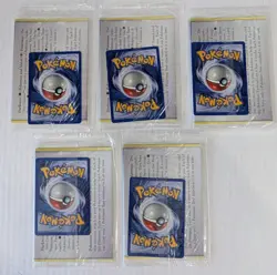 5 Sealed Pokemon Neo Genesis Marill #29 Wizards Of The Coast Star Promo Cards - Image 1
