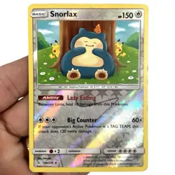 Pokemon TCG Snorlax Unbroken Bonds Reverse Holo Card 158/214 ( MP ) - Image 1