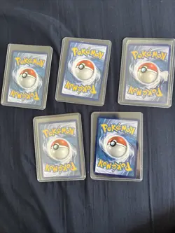 Five Rare Pikachu Card Set Pokemon Trading Card Game all holographic - Image 2