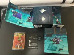 Final Fantasy MTG Pre-release Empty Box w/ Tokens & Punch-Outs FF Die art card - Image 1