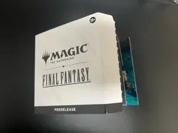 Final Fantasy MTG Pre-release Empty Box w/ Tokens & Punch-Outs FF Die art card - Image 2
