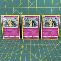 3x Mimikyu Promo SM163 Team Up Blister Pokemon Card Excellent LP Sun & Moon Holo - Image 1
