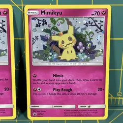 3x Mimikyu Promo SM163 Team Up Blister Pokemon Card Excellent LP Sun & Moon Holo - Image 5
