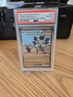 Pokemon TCG Sandy Shocks ex 250/182 PAR Special Illustration Rare Card - PSA 10 - Image 1