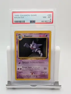 1999 Pokemon Game Haunter PSA 8 NM - MT Graded Vintage Card 29/102 - Image 1