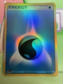 Pokemon Card EX Ruby Sapphire Water Energy 106/109 Common Reverse Holo MP - Image 1