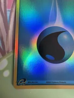 Pokemon Card EX Ruby Sapphire Water Energy 106/109 Common Reverse Holo MP - Image 5