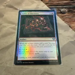 Tablet of Discovery #132 (Foil) (NM) Secrets of Strixhaven SOS Magic MTG - Image 1